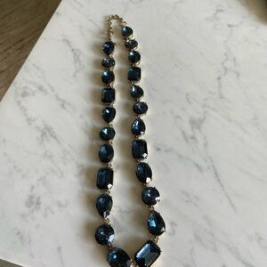 J. Crew Blue gemstone Necklace Timeless Design